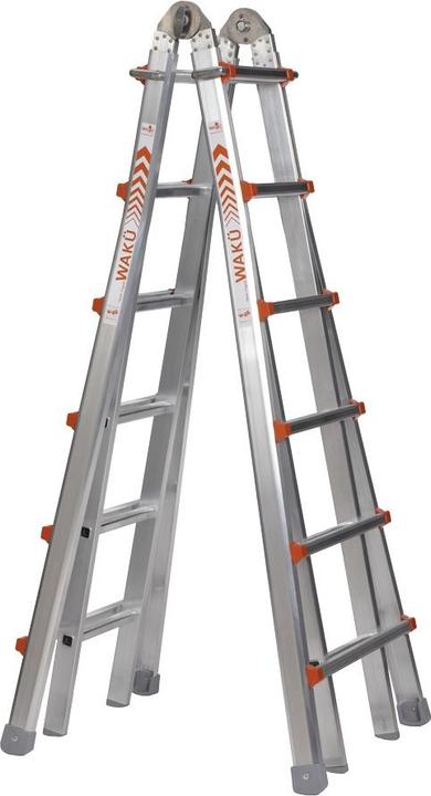 Productafbeelding kaiserkraft Telescopische vouwladder (Multifunctionele ladder, 640 cm)