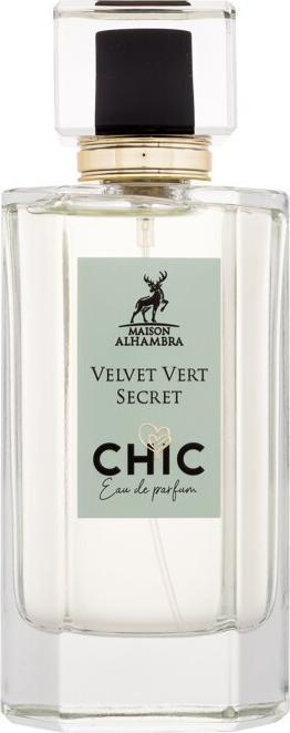 Actual product image Alhambra Chic Velvet Vert Secret - EDP - 100 ml (Eau de parfum, 100 ml)