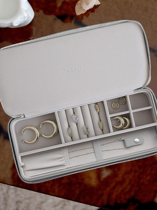 Actual product image Stackers Sleek Necklace Travel Jewellery Box