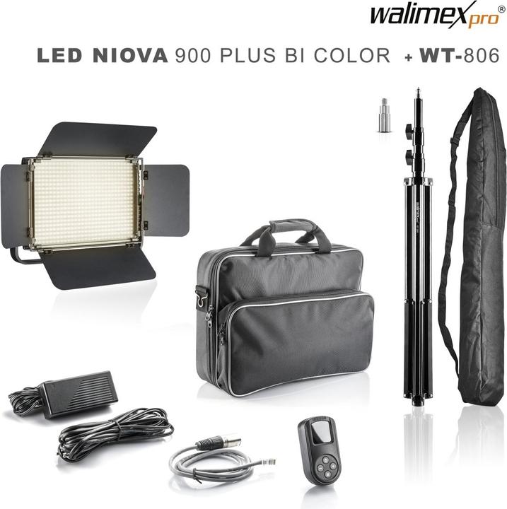 Produktbild Walimex Niova 900 Plus Bi Color WT-806 (Studioleuchte)