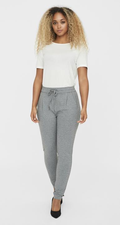 Actual product image Vero Moda Ankle Length Mid Waist Loose Fit Drawstring Trousers (XXL)