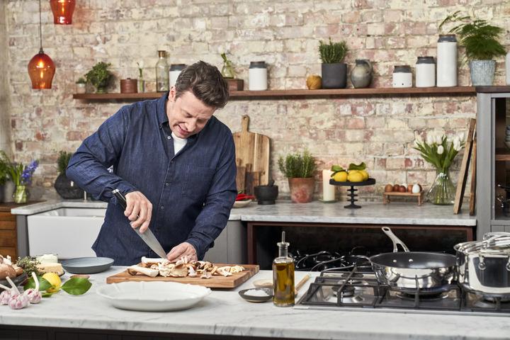 Produktbild Tefal Jamie Oliver Cook's Classic (30 cm, Wok Pfanne, Edelstahl)
