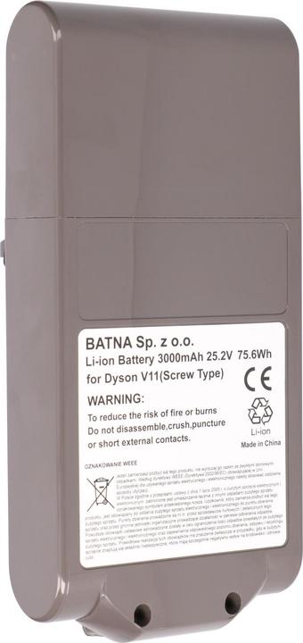 Actual product image Extralink Battery Dyson hoover V11 screw type 25.2V 3000mAh