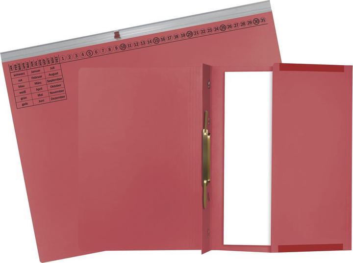 Actual product image Exacompta 25 hanging files Exaflex cardboard red 1 x official stapling (A4, 1 x)