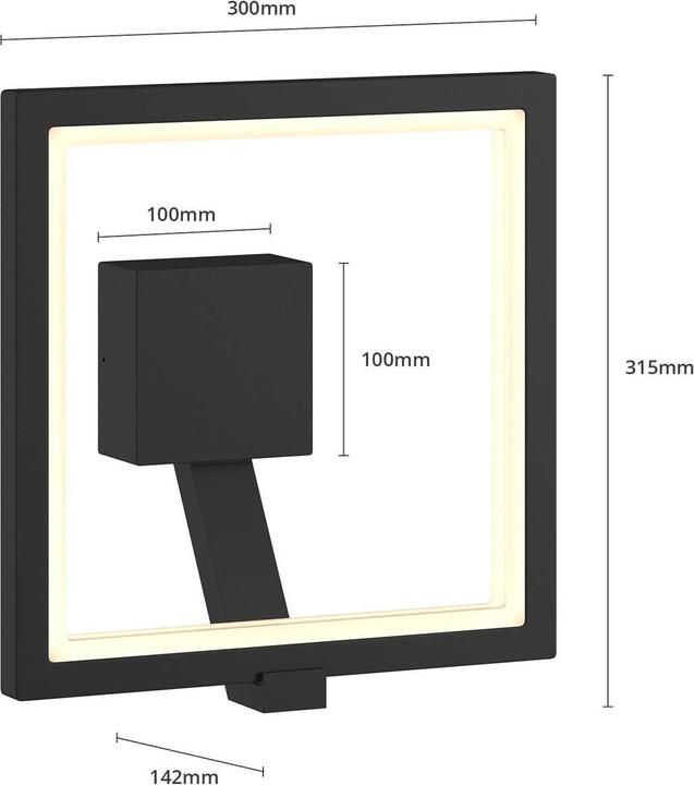 Immagine prodotto Lucande quadrata (600 lm)