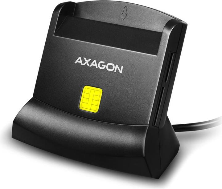 Axagon CRE-SM2 USB Smart Card and SD/microSD/SIM Card Reader - USB 2.0 (USB 2.0)