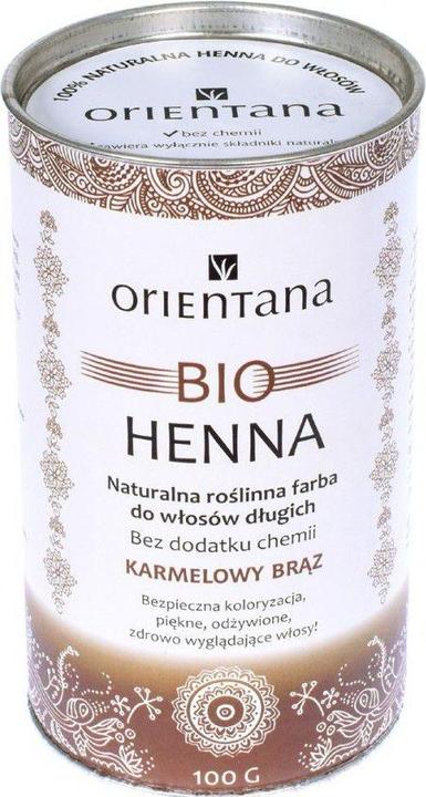Produktbild Orientana Bio Hair Henna Karmel Braun 100g