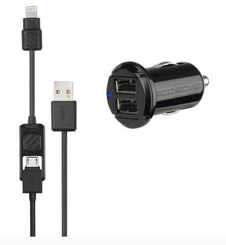 Actual product image Scosche reVOLT Pro Dual USB Car Charger for iPad