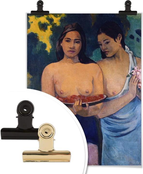 Produktbild Trenddeko Zwei Frauen von Tahiti (24 x 30 cm)