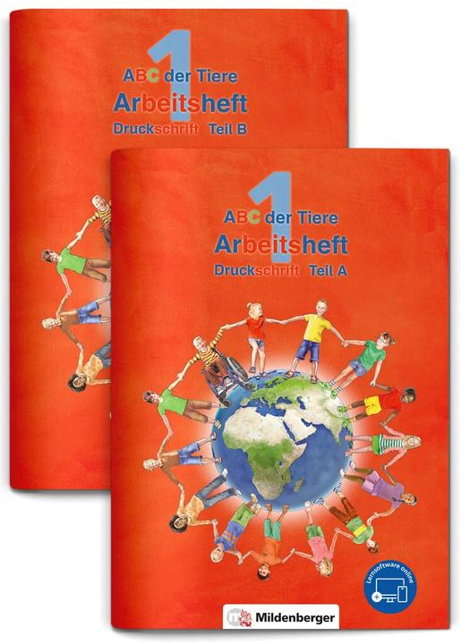 ABC der Tiere 1 - Arbeitsheft Druckschrift, Teil A und B. Neubearbeitung (Deutsch, Kerstin Mrowka-Nienstedt, Achim Schulte, Klaus Kuhn, Heike Treiber, 2024)