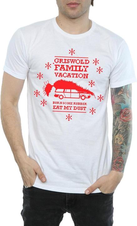 Image du produit National Lampoon´s Vacation National Lampoon's Christmas Vacation - T-shirt EAT MY DUST - Homme (L)