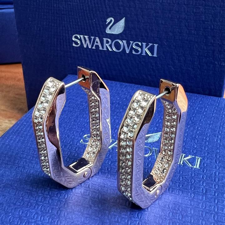 Produktbild Swarovski Dextera Creolen Oktagonal (Swarovski Metall)