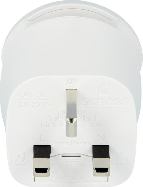 Actual product image Skross World to UK