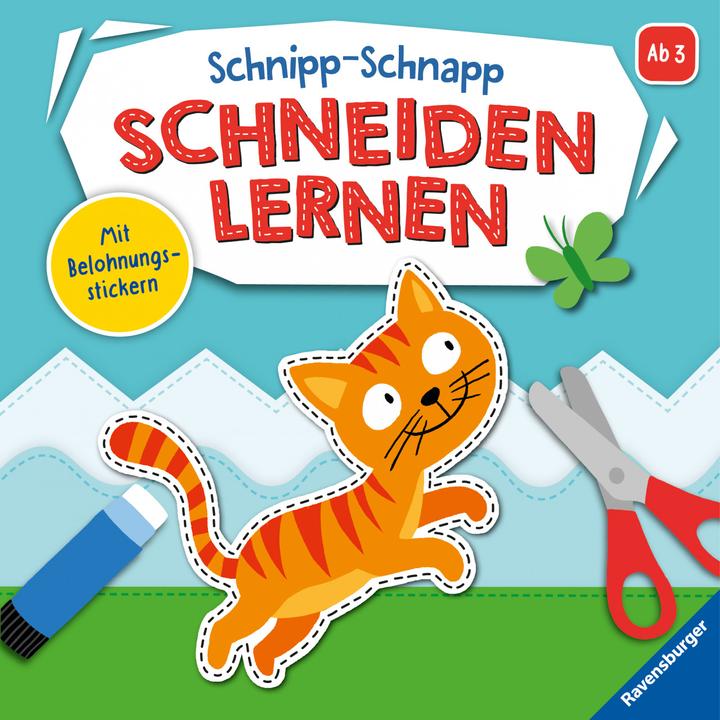 Produktbild Ravensburger Schnipp-Schnapp Schneiden lernen - Schneiden und Kleben ab 3 Jahren - Block mit (Deutsch, Anke Fröhlich, Rina Gregor, 2022)