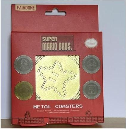 Produktbild Paladone Products Super Mario: Metal Coasters (4 x, Glasuntersetzer)