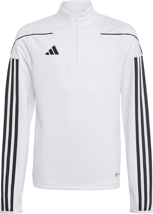 adidas Tiro 23 League Training Top Kinder Sweatshirt Weiss-Schwarz IB8477 (116cm) (116)