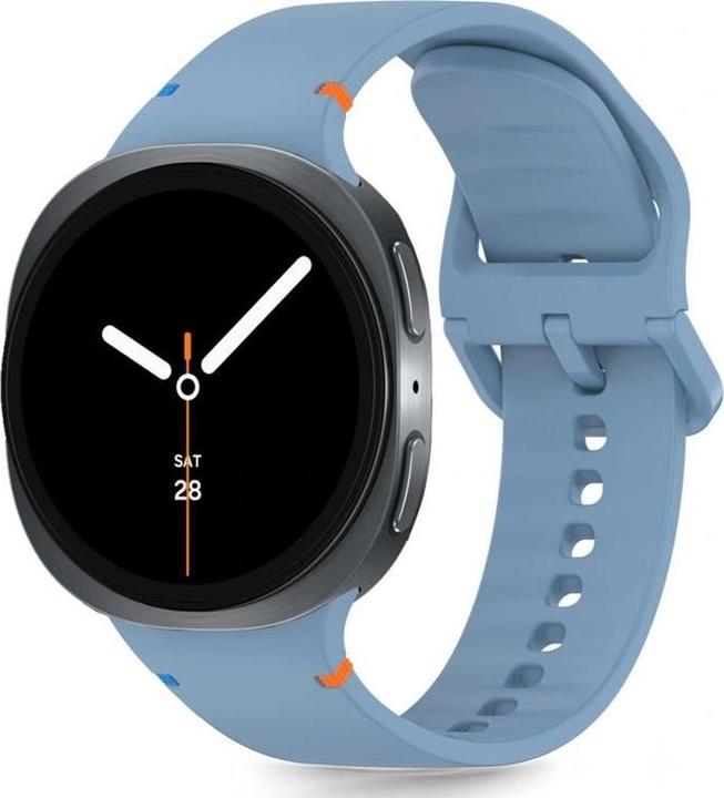 Produktbild Tech-Protect Silikonarmband für Samsung Galaxy Watch 40/44/46 mm - Blau (TPU (Thermoplastisches Polyurethan))