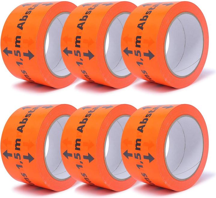 Produktbild GWS Hinweis Klebeband - Abstand halten (60 mm)