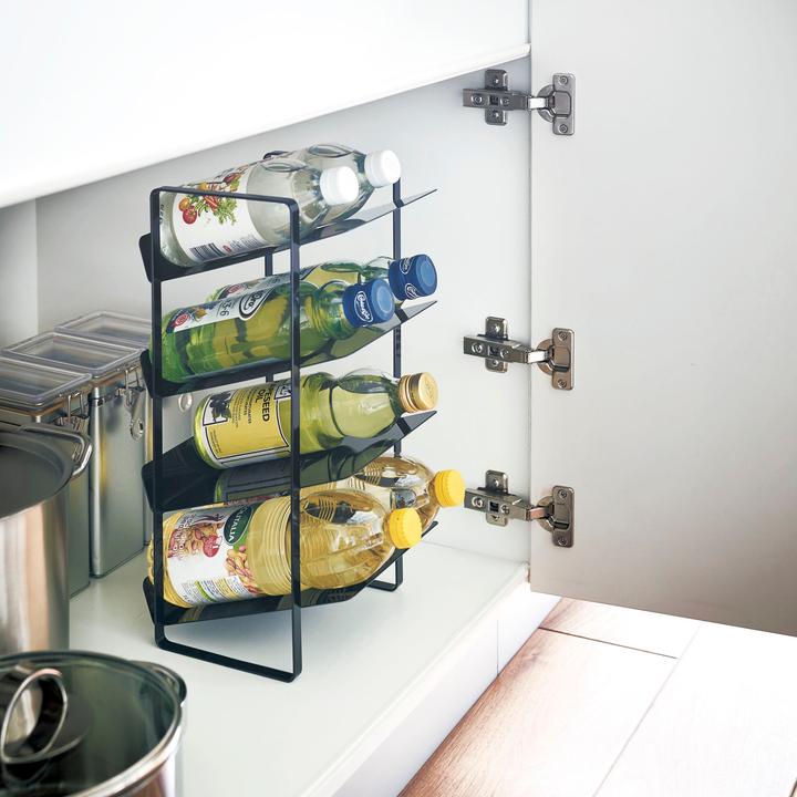 Actual product image Yamazaki TOWER bottle rack