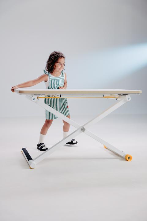 Image du produit PopTop La scrivania per bambini regolabile in altezza (115 x 65 x 86 cm)