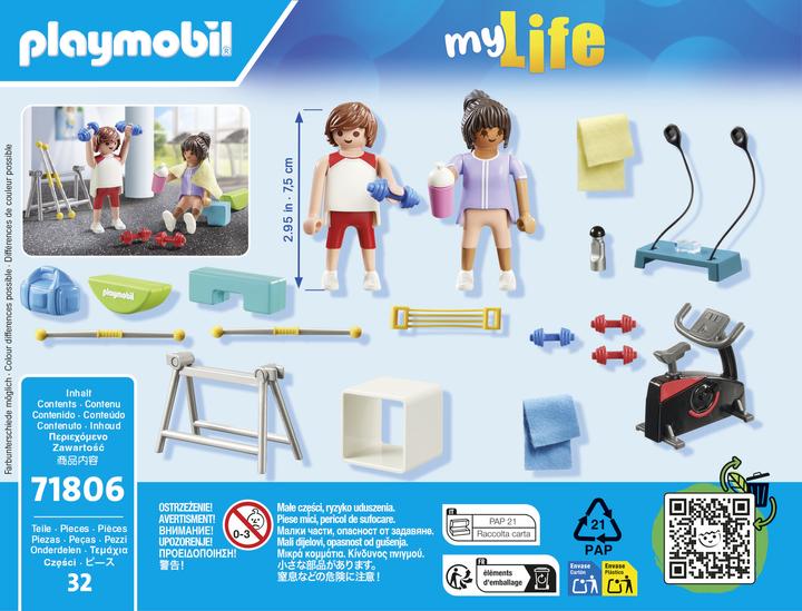 Actual product image Playmobil Fitness training (71806, Playmobil My Life)