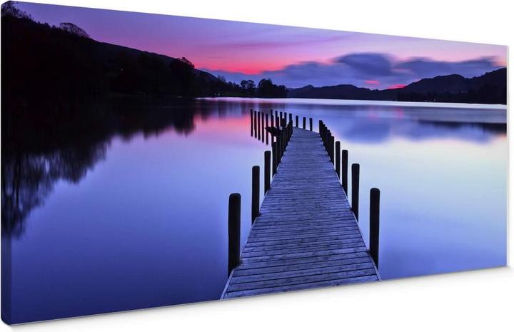 Actual product image Trenddeko Lake panorama (150 x 60 cm)