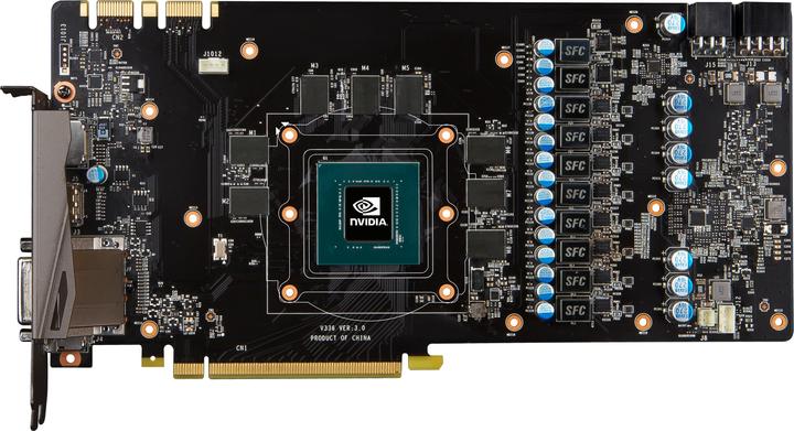 Actual product image MSI GeForce GTX 1080 GAMING X+ 8G (8 GB)