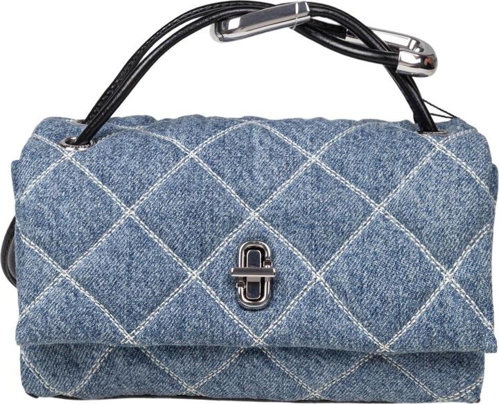 Immagine prodotto Marc Jacobs the mini dual shoulder bag in quilted denim color indigo blue