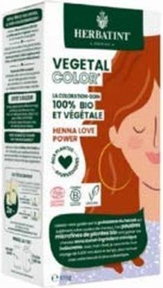 Image du produit Herbatint Végétal Color Bio Henna Love 100g