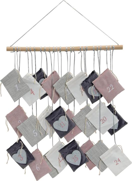 G. Wurm Advent calendar made of textile and wood