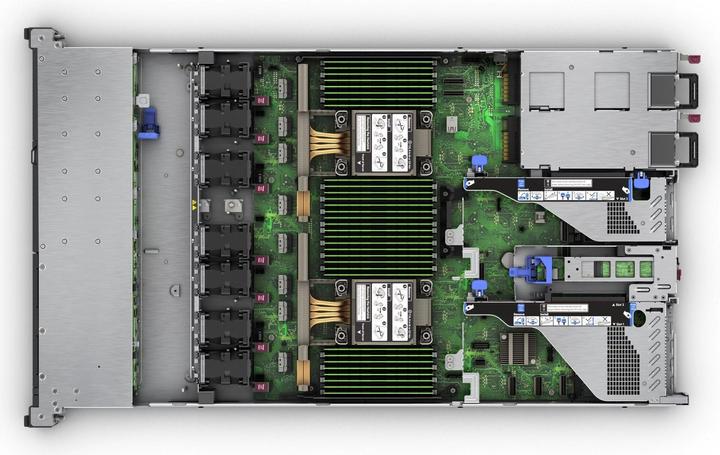 Actual product image HPE ProLiant DL360 Gen11 (Intel Xeon Silver 4510, 64 GB, Rack Server)