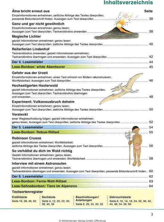 Produktbild Das Übungsheft Lesen 4 (Deutsch, Sabine Stehr, 2024)