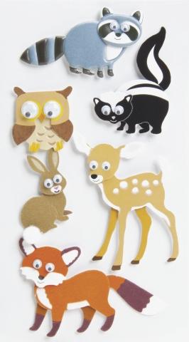 Actual product image Heyda Forest dwellers motif stickers