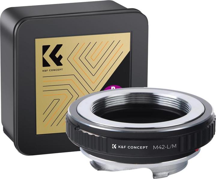 Actual product image K&F Concept High Precision Lens Adapter Mount, M42-L/M
