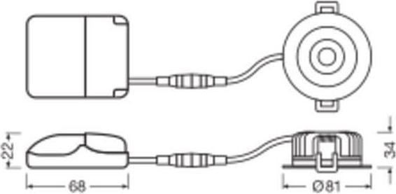 Produktbild Ledvance LED-Einbaustrahler (480 lm)