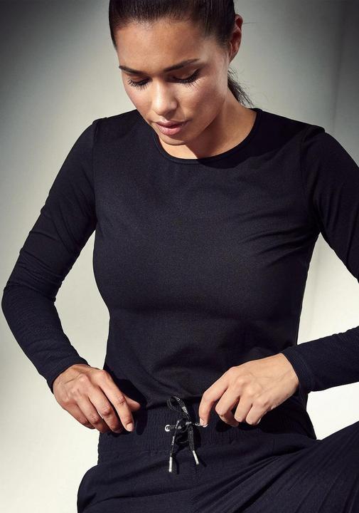 Actual product image CASALL Essential Langarm-T-Shirt mit Mesh-Detail (38)