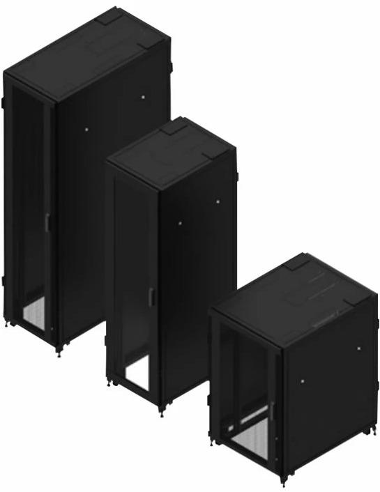 Actual product image Eaton Rack RA Series 24Ux800Wx1000D Perf with sides (24 RU, 19 inch rack)