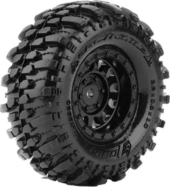 Image du produit Louise JANTE CR-CHAMP 1.0 SUPERSOFT NOIRE (2) 7MM ENTRAINEUR, MINI-CRAWLER 1/18, 1/24