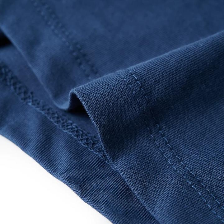 Immagine prodotto VidaXL Maglietta da bambino blu scuro 92,Materiale: 100 % cotone,Colore (92)