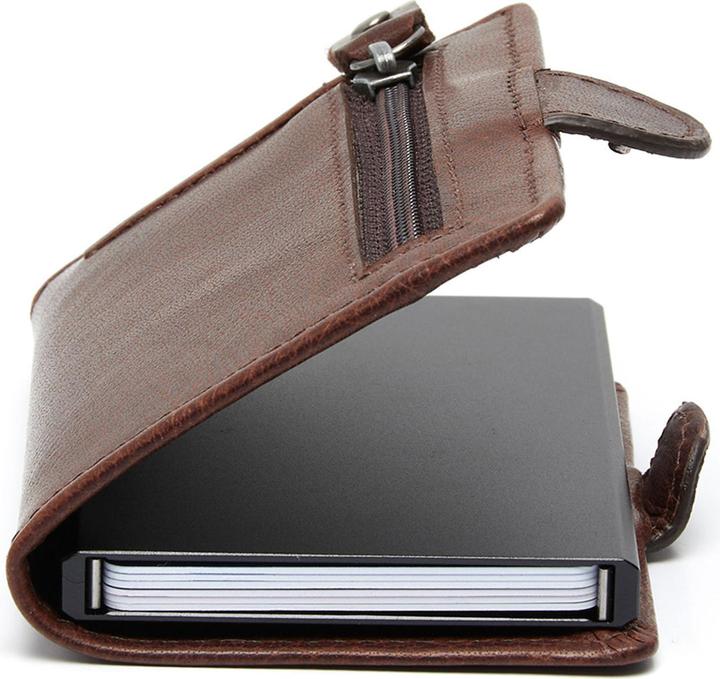 Actual product image The Chesterfield Brand Baldwin credit card holder RFID protection leather 6.5 cm