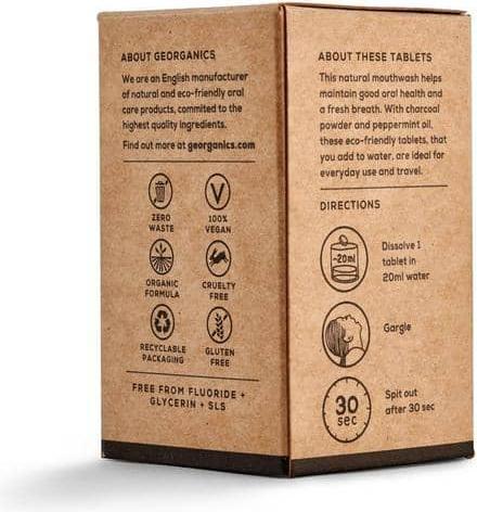 Actual product image Georganics Mouthwash tablets (180 ml, Mouthwash)
