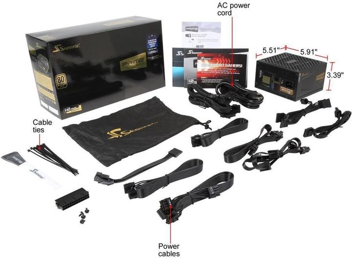 Produktbild Seasonic Prime Gold (750 W)
