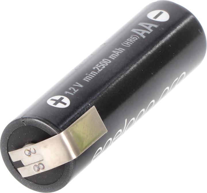 Produktbild AccuCell Akku Ready2use Mignon AA mit Lötfahne Z-Form (1 Stk., AA, 2500 mAh, Akku)