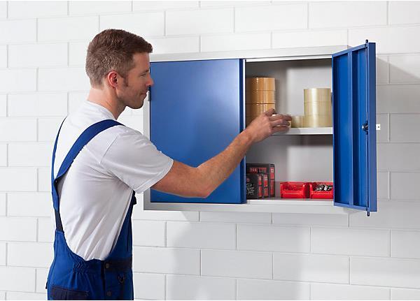 Produktbild eurokraft basic Werkstatt-Hängeschrank (65 cm, 60 cm)
