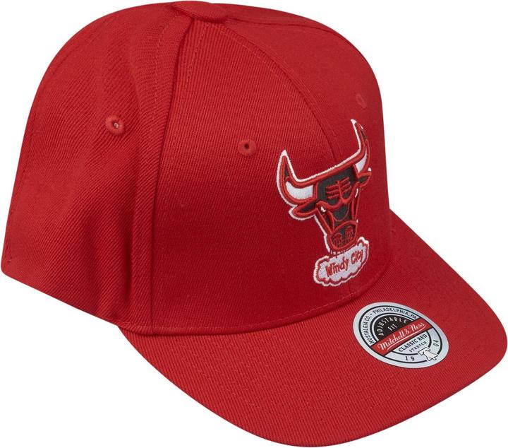 Actual product image Mitchell & Ness NBA Chicago Bulls Team Ground 2.0 Stretch Snapback Cap (One size)