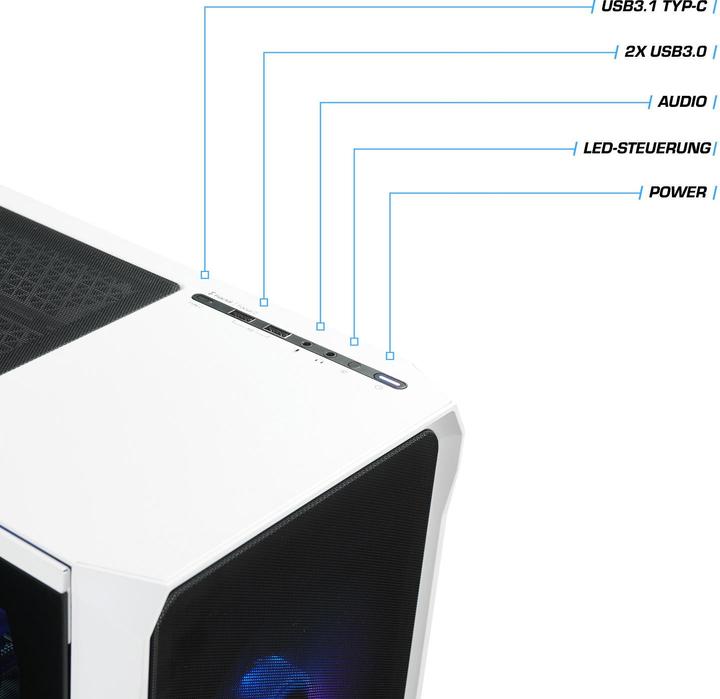 Produktbild Kiebel Orca IX (AMD Ryzen 7 9700X, 32 GB, 2000 GB, GeForce RTX 5060 Ti)