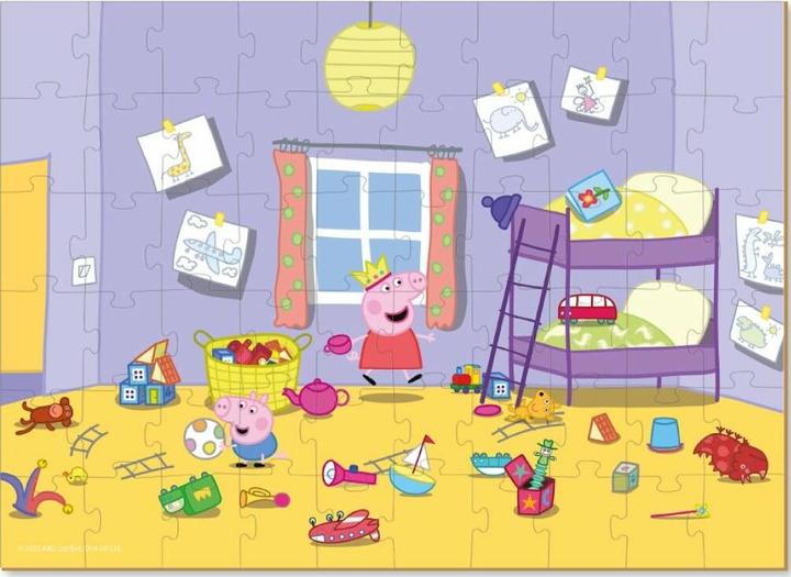 Actual product image Dodo Puzzle Peppa Pig: Spielzeug im Zimmer 60 Teile (60 pieces)