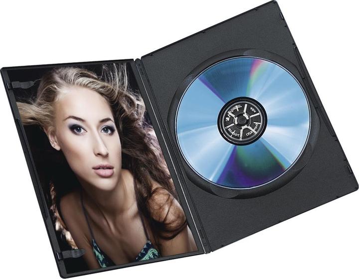 Actual product image Hama 1x25 DVD Sleeve Slim 50% space saving