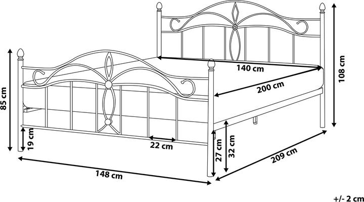 Actual product image Beliani Antlia (140 x 200)