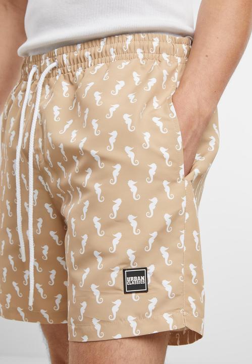 Actual product image Urban Classics Pattern Swim Shorts - 4984 (XXL)